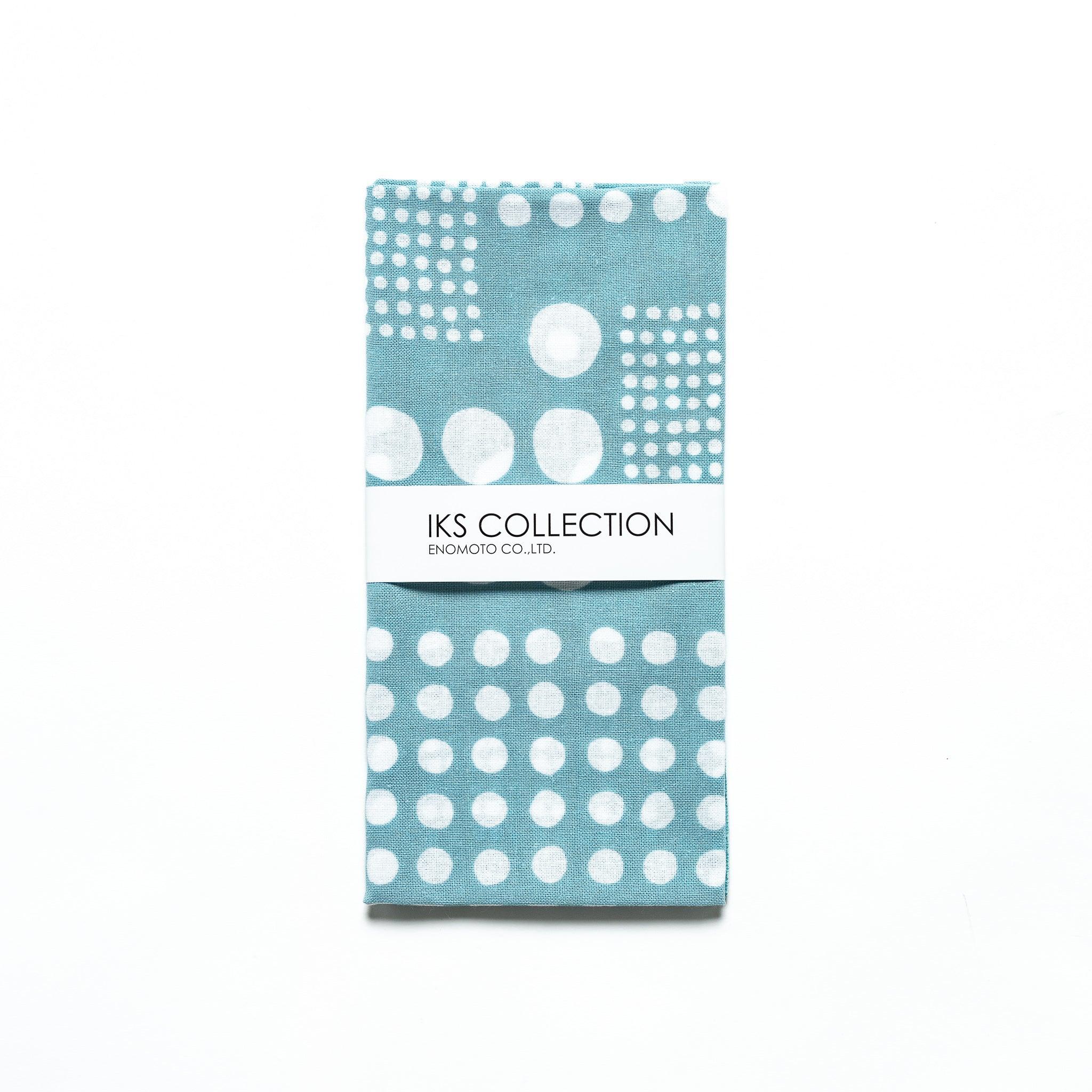 Polka Dot Tenugui Hand Towel - Japanese Cotton Towel for Kitchen, Bath & Gym - Absorbent & Quick-Drying - Perfect for Home, Travel & Sports Use