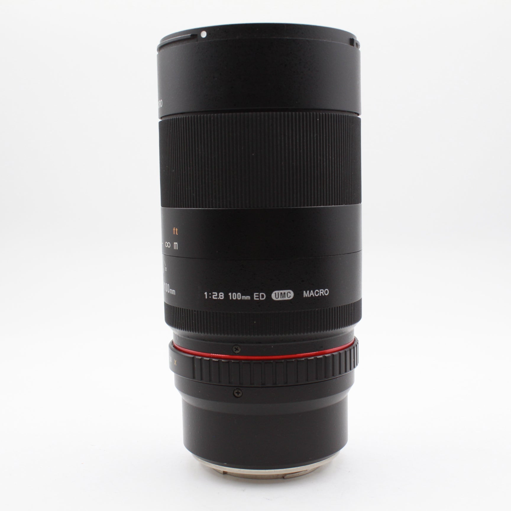 Used Rokinon 100mm F2.8 ED UMC Macro Telephoto Lens for Fuji X Mount - Perfect for Portrait, Product & Close-up Photography