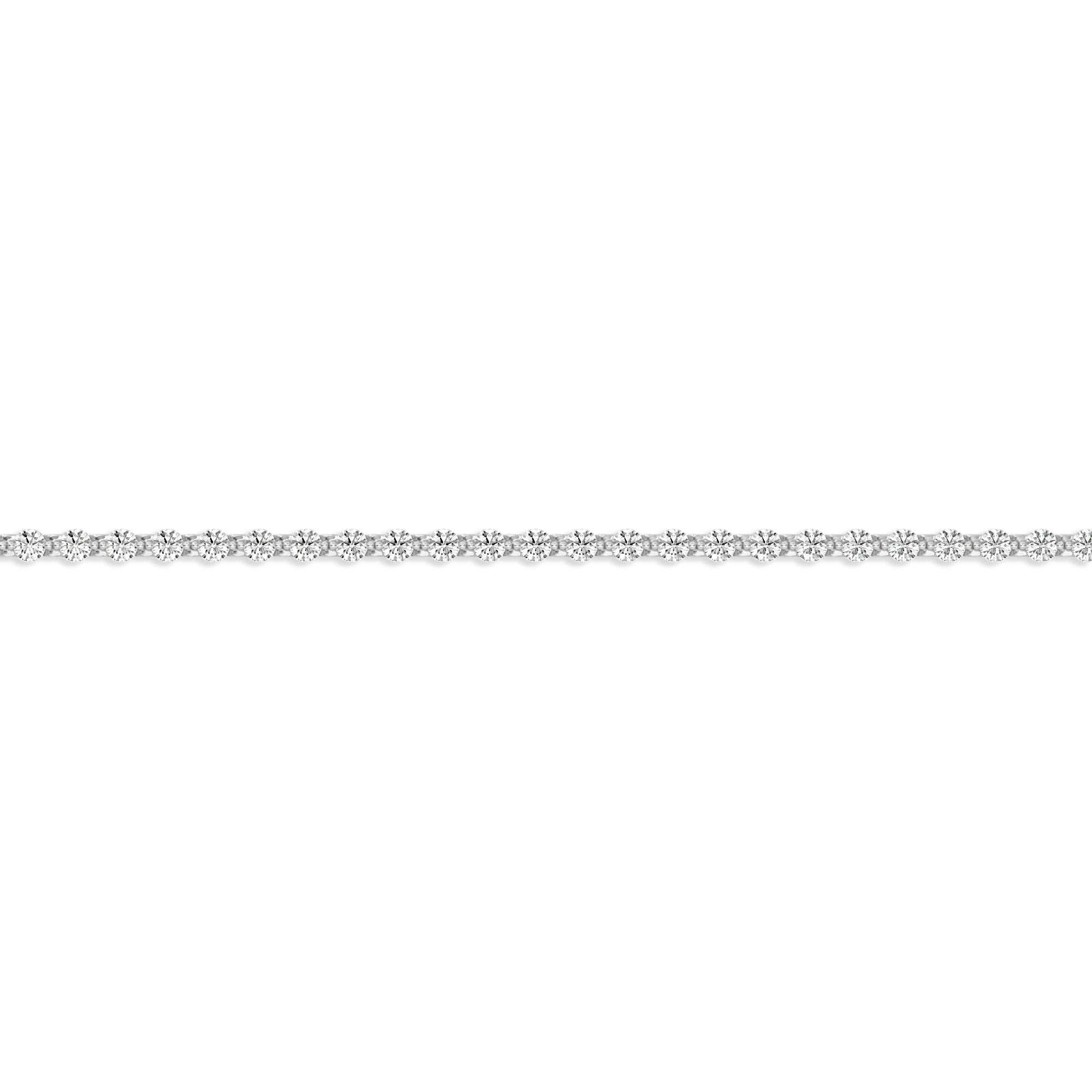 3mm Invisible Set Diamond Tennis Bracelet for Women - Elegant & Dainty Jewelry Gift for Anniversary, Wedding, Party & Special Occasions