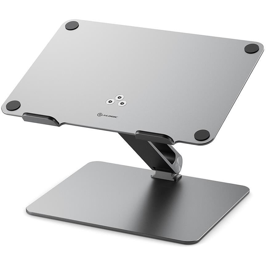 ALOGIC Elite Adjustable Laptop Stand Riser - Ergonomic Space Grey Computer Holder for Desk, Home & Office Workspace - Perfect for MacBook, iPad & All Laptops