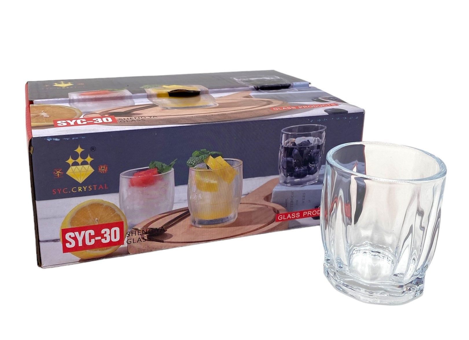 6-Piece Shot Glass Set - Durable & Clear Glass for Whiskey, Tequila, and Liquor - Perfect for Parties, Bars, and Home Entertaining