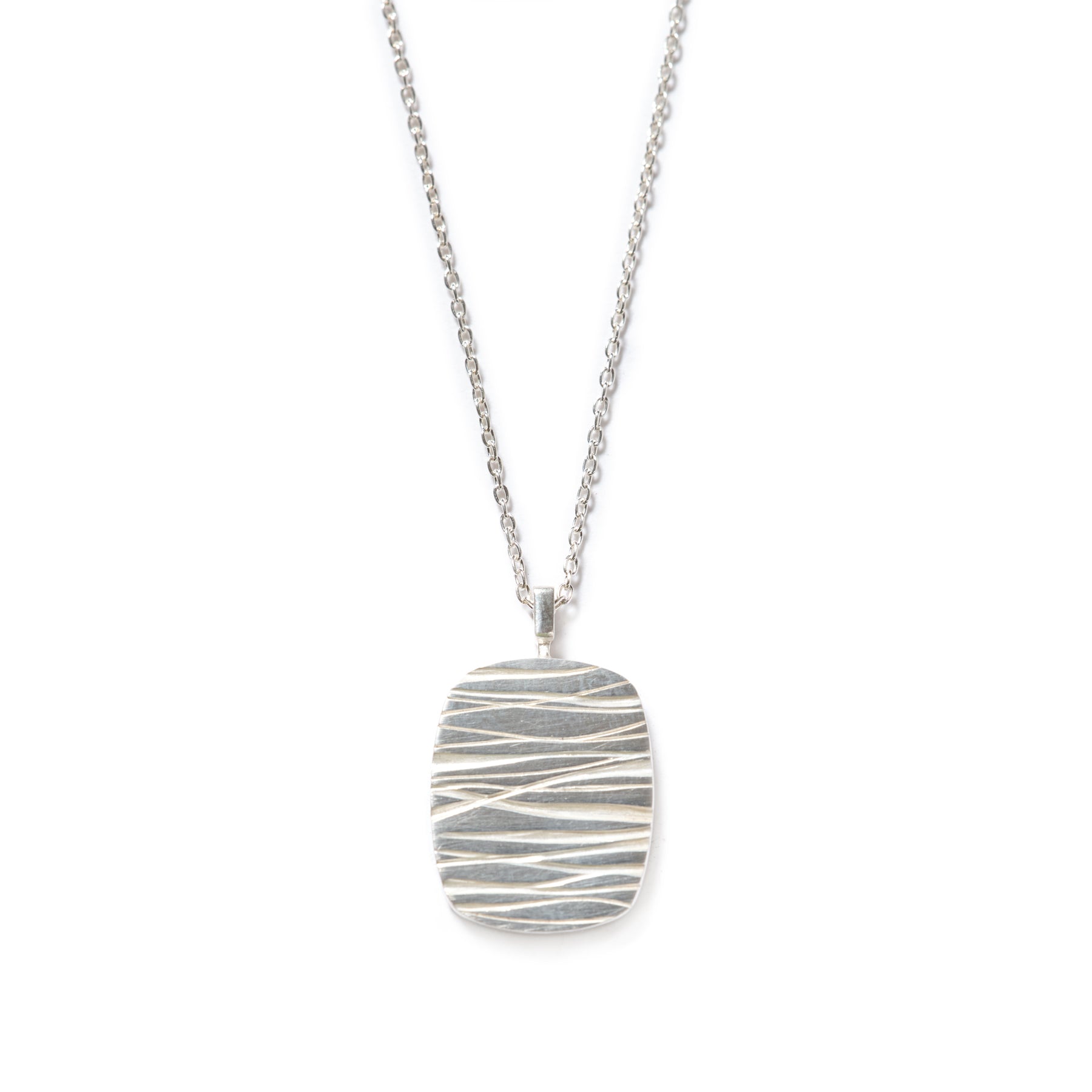 Sterling Silver Ebb Pendant Necklace - Elegant & Minimalist Jewelry for Women - Perfect for Everyday Wear, Gifts & Special Occasions