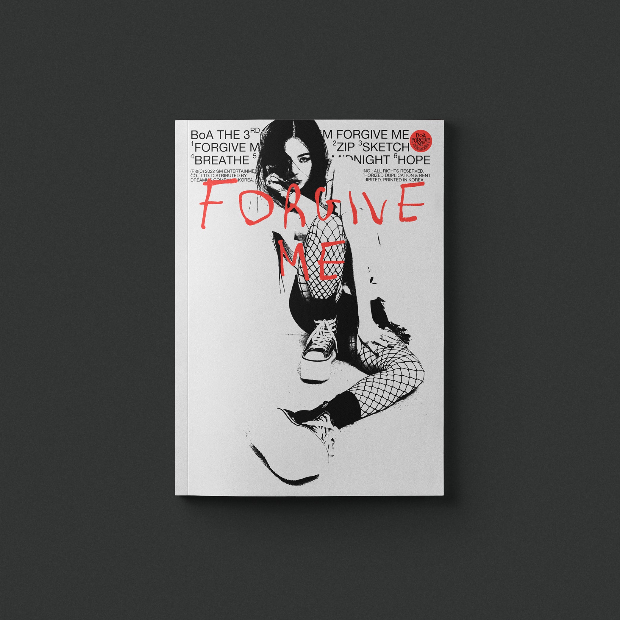 BOA 3RD MINI ALBUM 'FORGIVE ME' - K-Pop Music CD | Official Release | Perfect for K-Pop Fans & Collectors | Great for Gifts, Parties & Music Enthusiasts