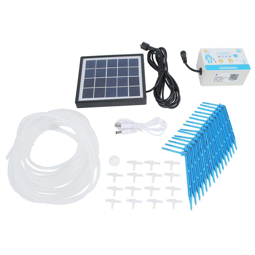 Solar Drip Irrigation Controller Kit - Automatic Garden Water Timer for Efficient Plant Care