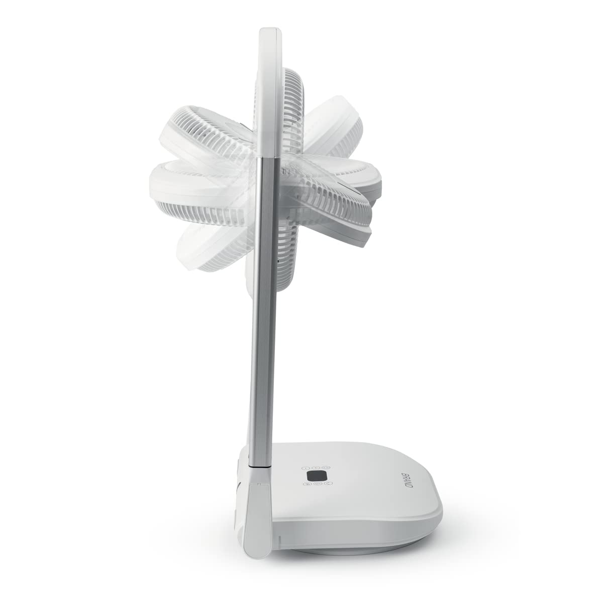 MACOM 986 Slimmy Portable Space-Saving Folding Fan with 9 Speeds & TLC - Ultra Quiet Brushless DC Motor, Only 13W - Perfect for Home, Office, and Travel Use