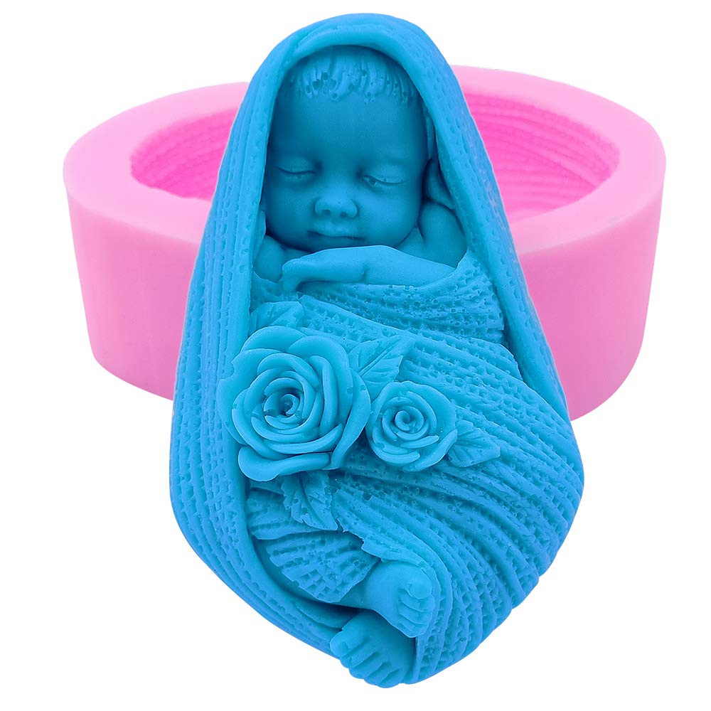 Baby Silicone Soap Molds - Candle Making, DIY Crafts & Resin Art Supplies for Kids & Adults - Perfect for Birthday Parties, Classroom Activities & Home Decor Projects