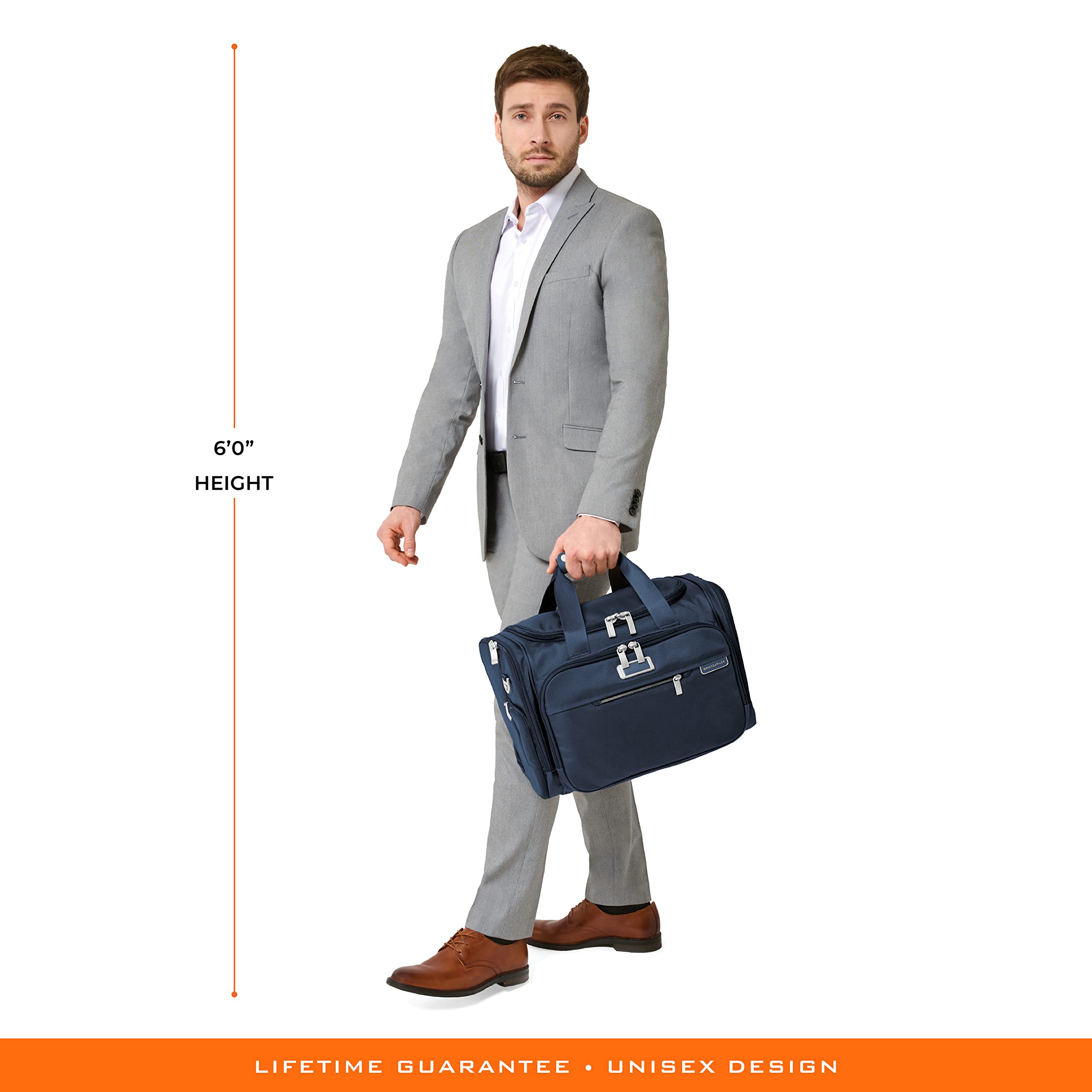 Briggs & Riley Premium Travel Duffel Bag - Durable Carry-On Luggage for Gym, Weekend Trips & Business Travel | Water-Resistant & Spacious Design