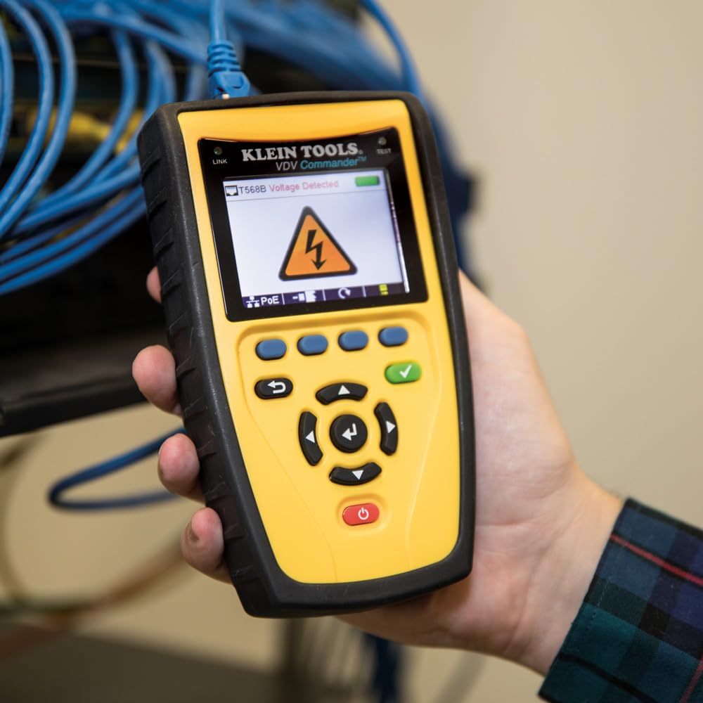 Klein Tools VDV770-834 Network Tester Remote Kit - Test, Map & Identify 8 Locations Simultaneously | Commander Test-n-Map for Network Cable Testing | Ideal for IT Professionals & Network Installations