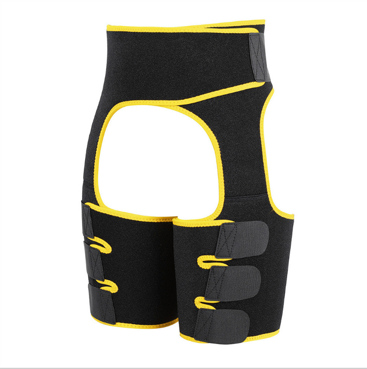 Adjustable Sports Waist Belt with Leg Straps - One Piece Girdle for Running, Gym & Workout - Perfect for Fitness Training & Outdoor Activities