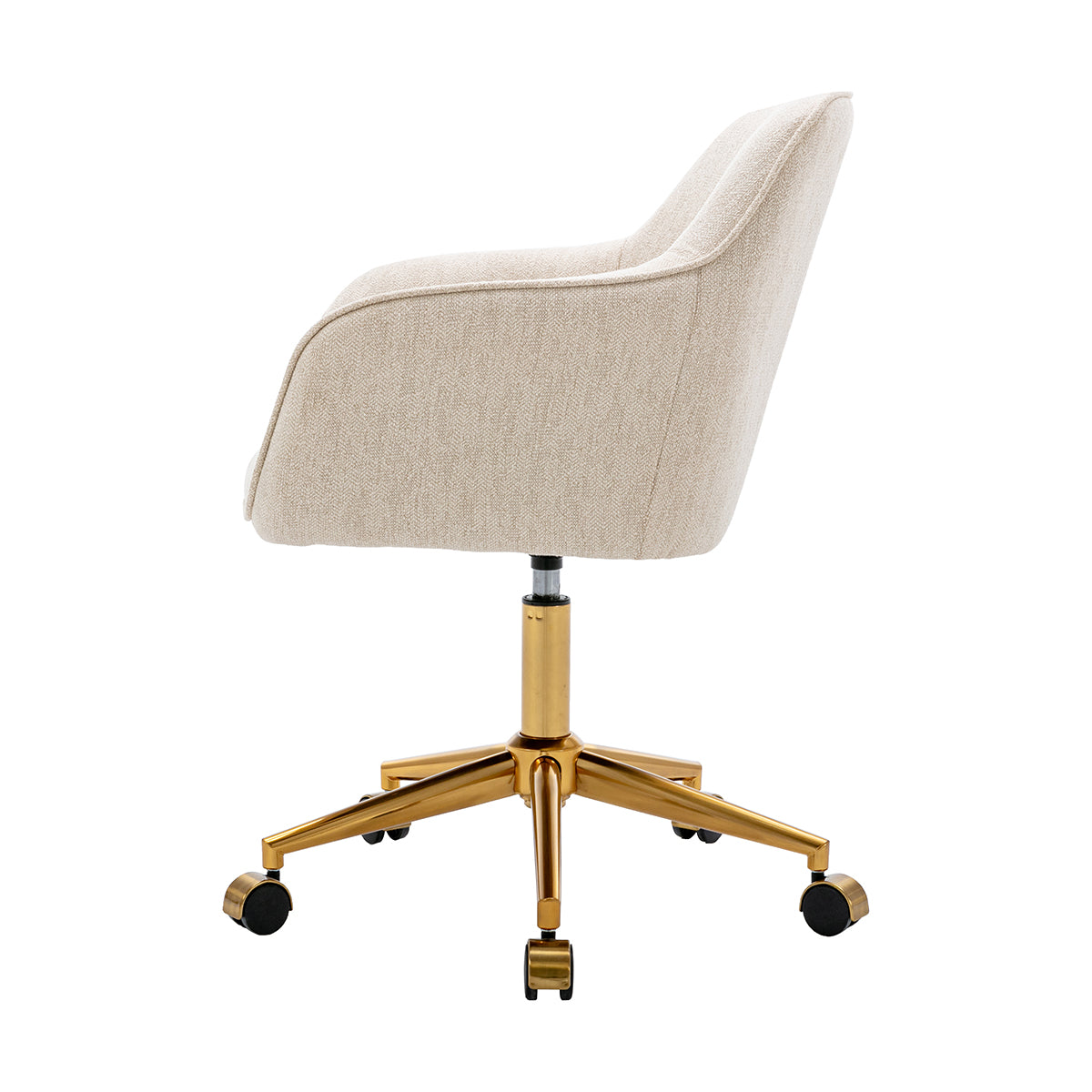 Ergonomic Ava Fabric Office Arm Chair - Adjustable Height & Lumbar Support for Home & Workspace Comfort