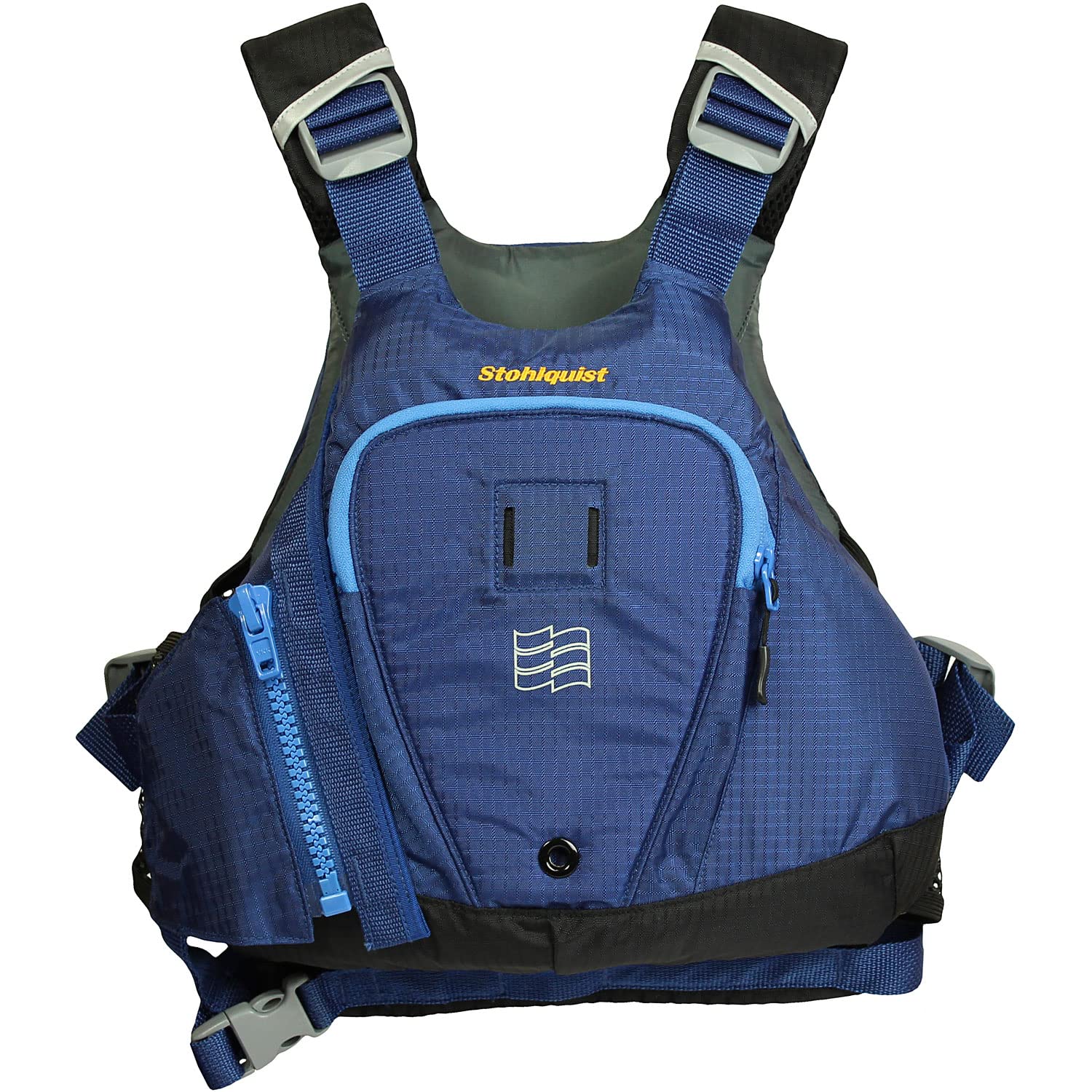 Stohlquist Edge Life Jacket (PFD) - USCG Approved Adult Kayak & Boating Safety Vest for Water Sports & Fishing