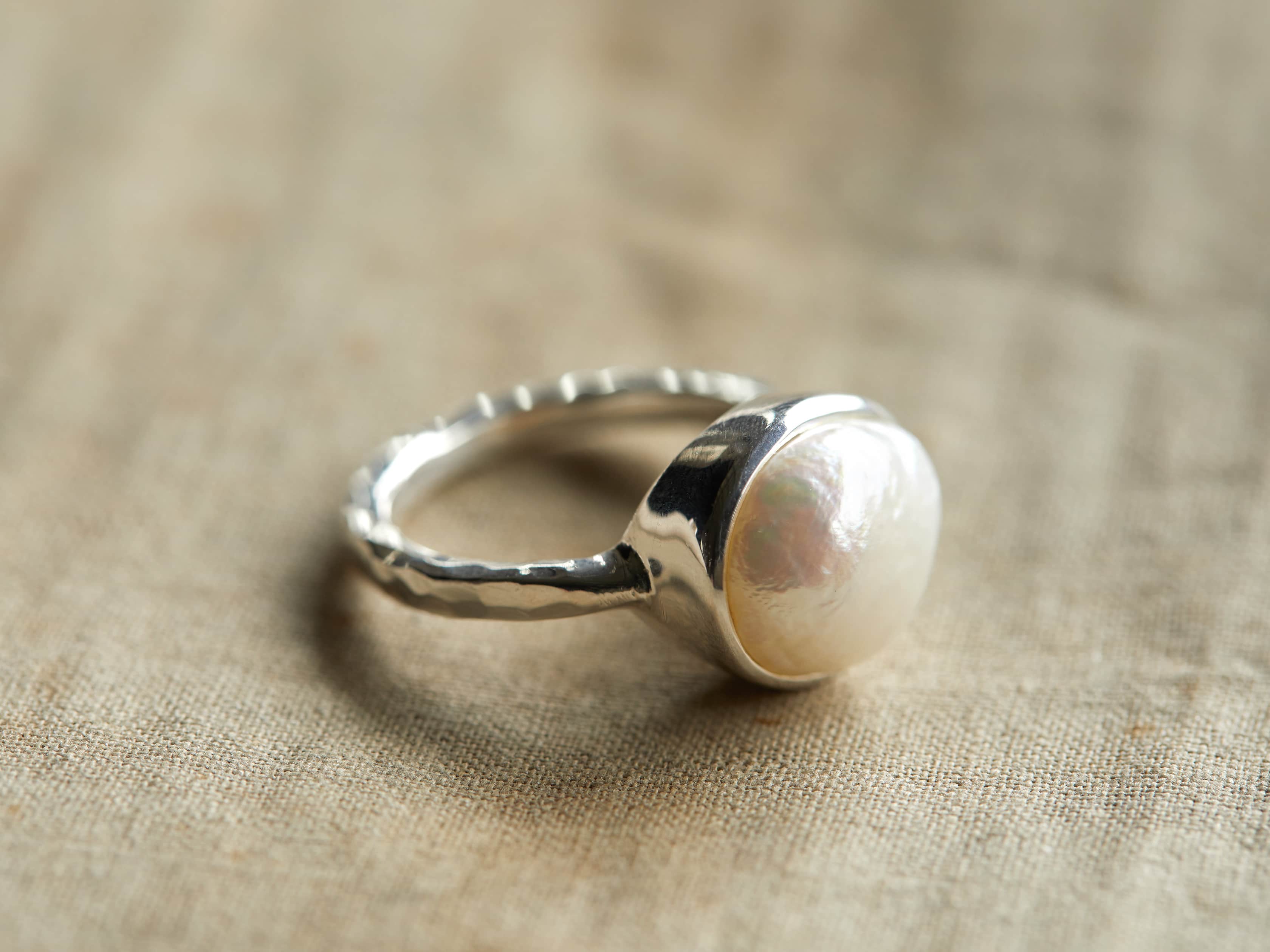 Avisa Pearl Ring for Women - Elegant & Timeless Jewelry Gift for Wedding, Anniversary & Special Occasions