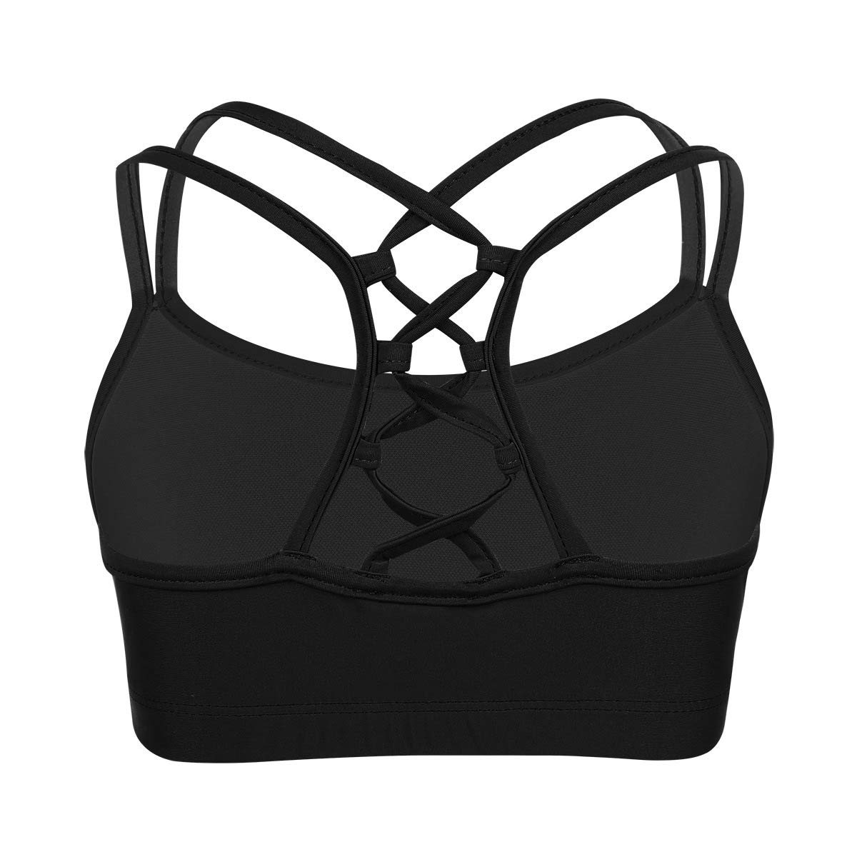 JanJean Girls' Active Dance Sports Bra - Breathable Workout Tank Top for Big Girls - Perfect for Dance Training, Yoga & Fitness (Ideal for Dance Classes & Gym Wear)