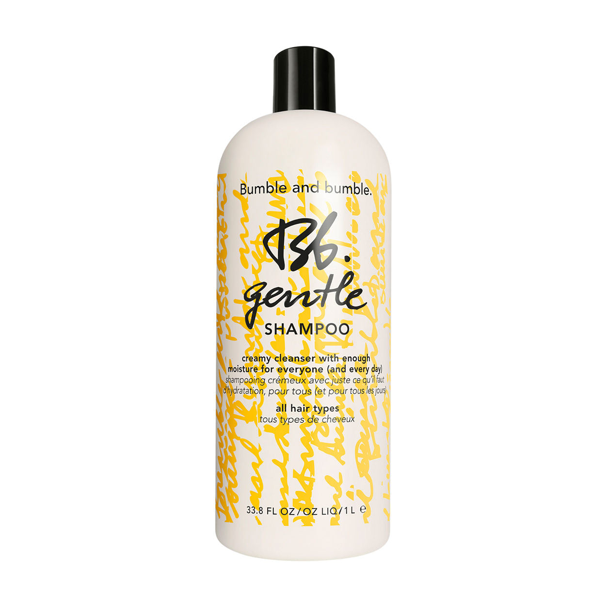 Bumble and Bumble Gentle Shampoo for Dry & Damaged Hair - Sulfate-Free Daily Cleanser with Natural Oils - Perfect for Color-Treated & Sensitive Scalp Care at Home or Salon Use