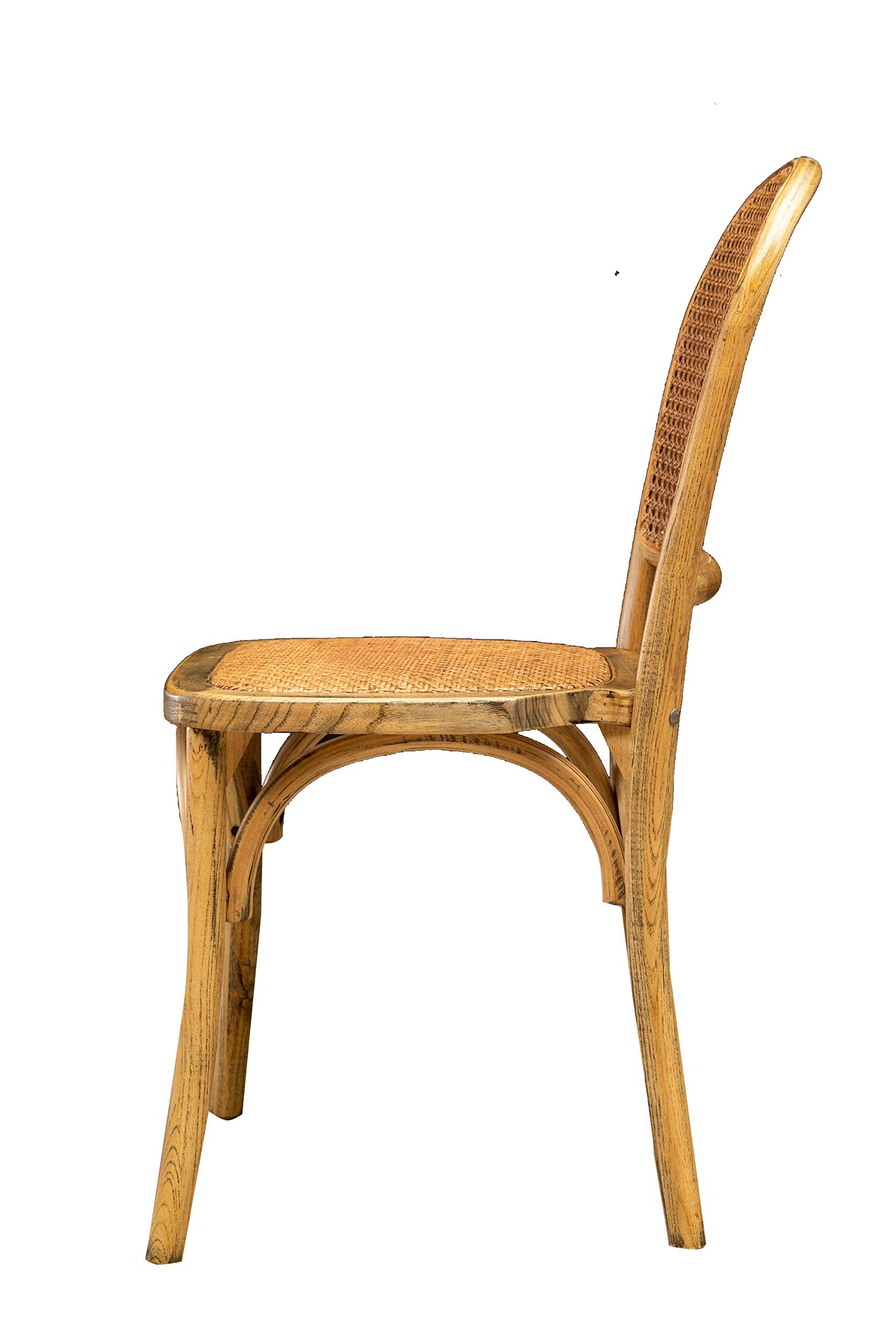 Thonet Wooden Dining Chair 35x20x16.5 Inch | Solid Wood Kitchen Chairs | Rattan Dining Room Chairs | Modern Wooden Side Chairs for Home & Restaurant Use