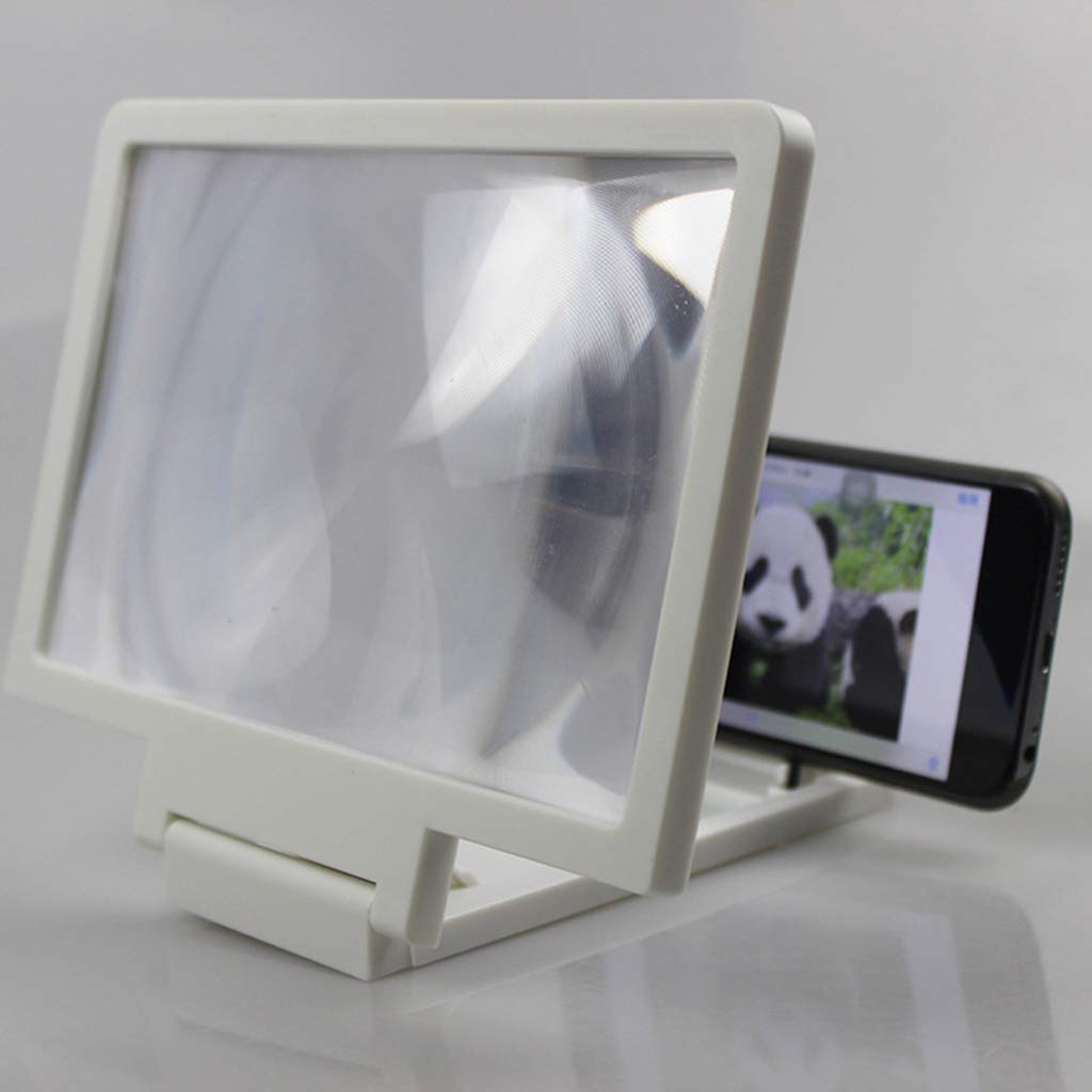 3D Screen Magnifier for Smartphones - HD Video Amplifier & Phone Stand | Enlarged Screen Viewer for Movies, Card Making, Baby Monitoring & DIY Crafts (Perfect Gift for Seniors & Kids)