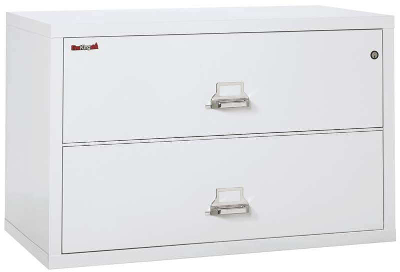 FireKing 2-Drawer 44-Inch Wide Lateral Fireproof File Cabinet - Secure Document Storage for Office & Home Use