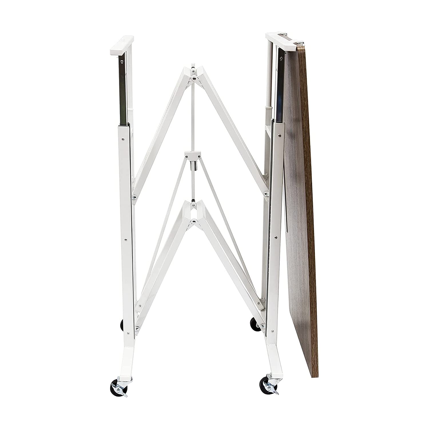 Adjustable Height Standing Desk RDEA-01 - White Large Size Ergonomic Origami Up Down Stand Desk for Home & Office Workspace - Perfect for Remote Work, Gaming, and Study Sessions