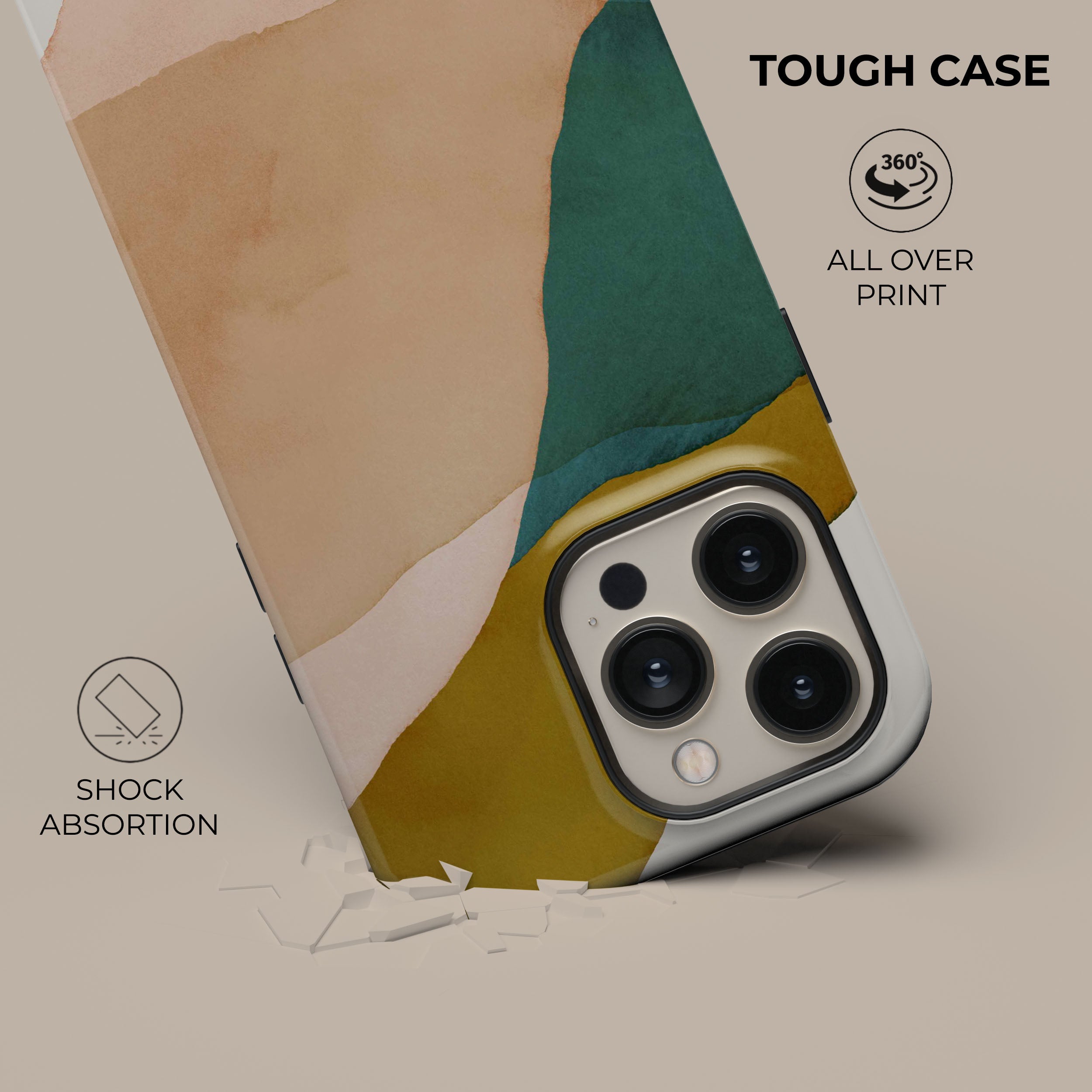 Eco-Friendly Pale Sage Phone Case - Slim Protective Cover for iPhone & Android - Perfect for Everyday Use, Travel & Outdoor Activities