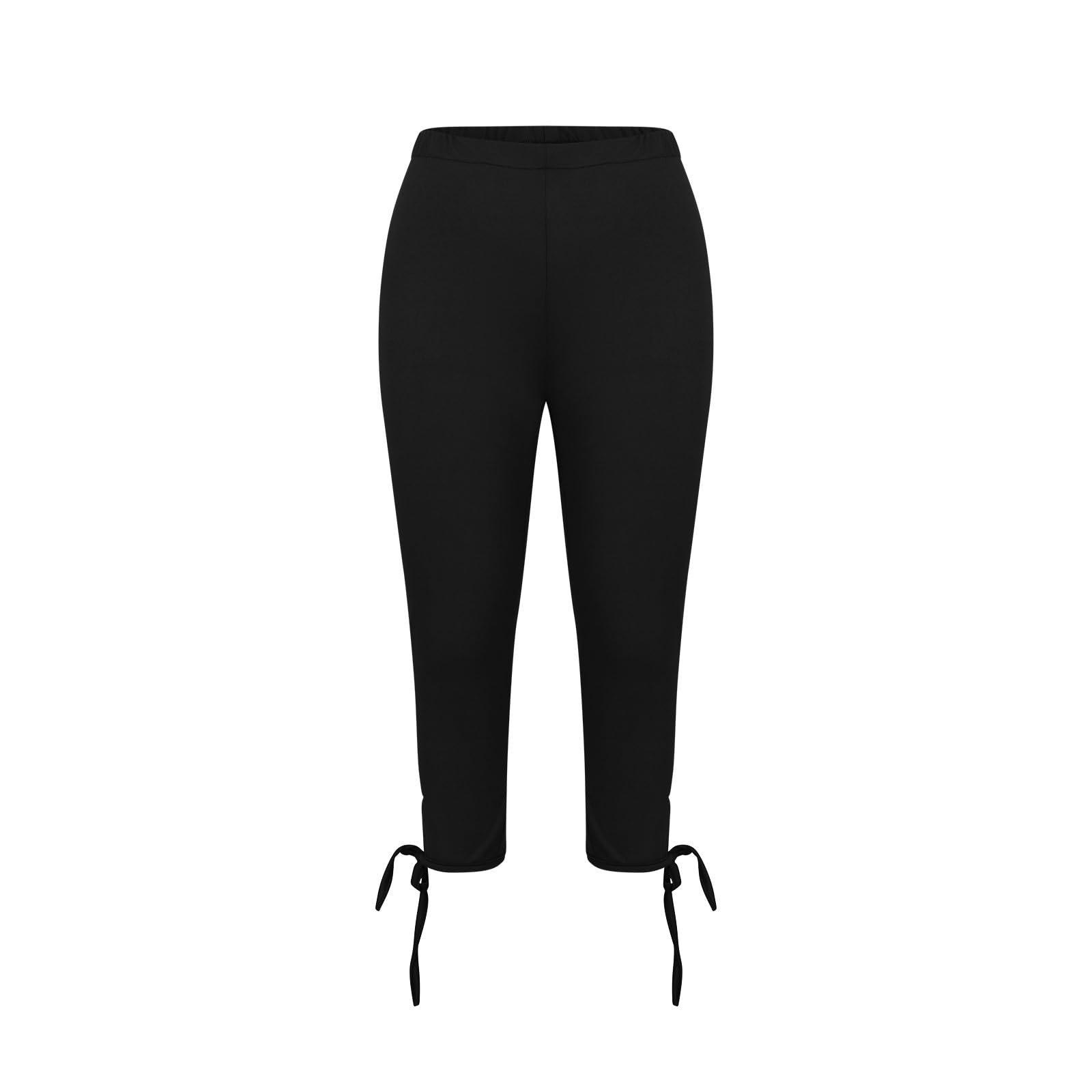 Women's High Waisted Capri Leggings with Tummy Control - Breathable Hollow Out Yoga Pants for Workout & Running - Perfect for Gym, Yoga & Casual Wear