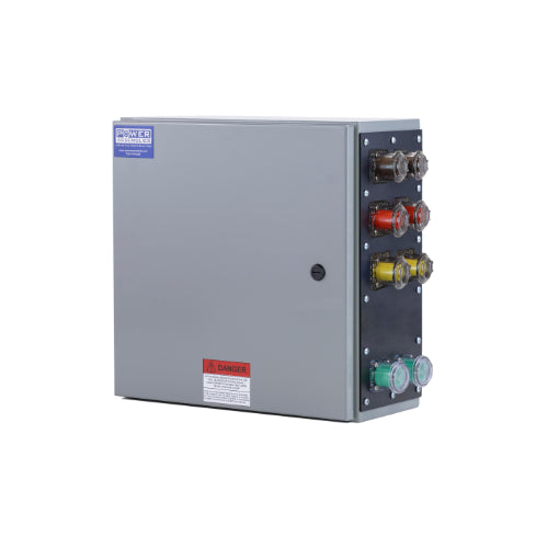 800A 480V Threaded Post Camlock Connection Box - Heavy Duty Electrical Power Distribution for Industrial & Construction Sites