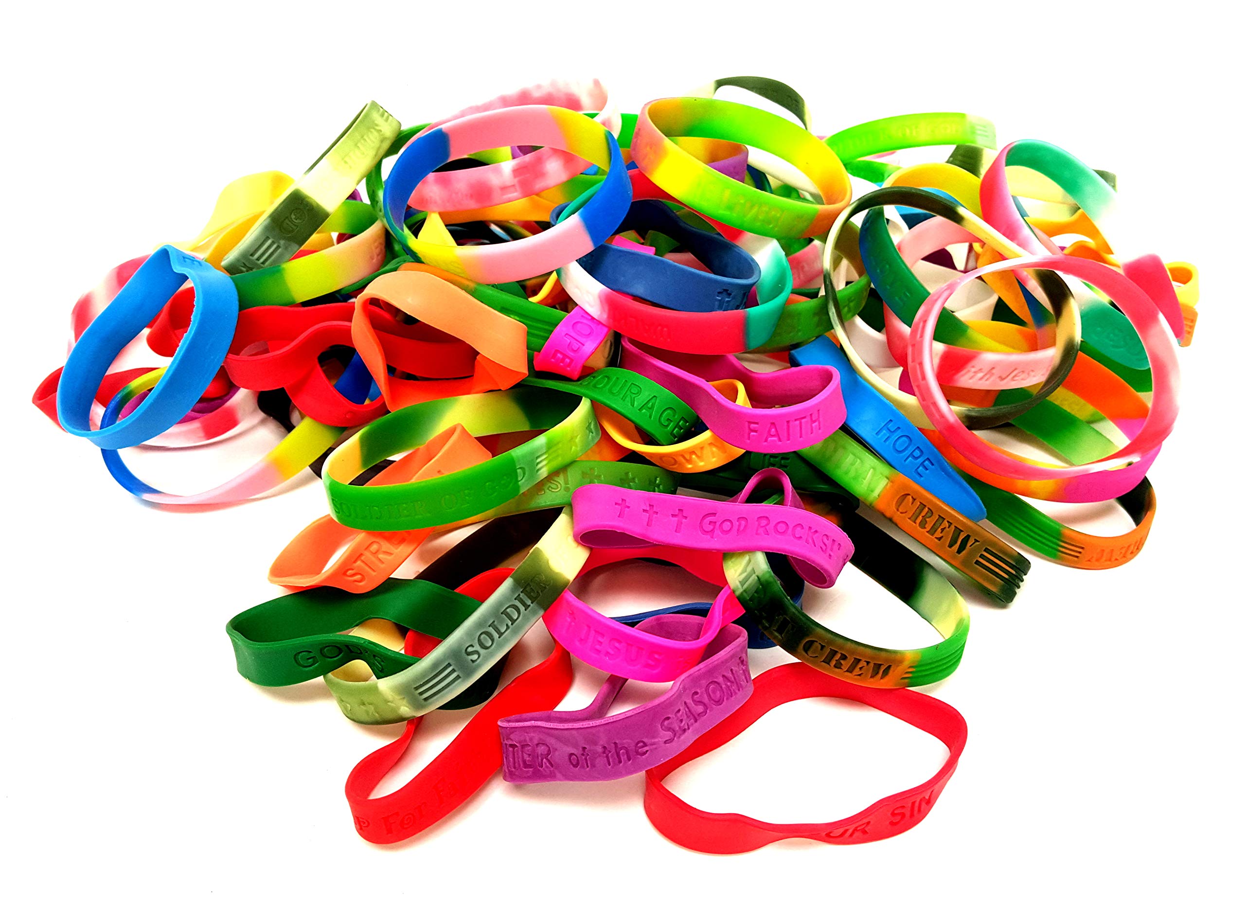 Religious Bracelets Bulk Pack of 160 - Inspirational Christian Jewelry for Church Groups, Bible Study & Faith-Based Events - Perfect for Prayer Meetings, Youth Retreats & Spiritual Gifts