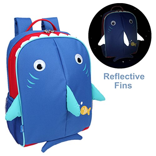 Blue Shark-safer Reflective Fins