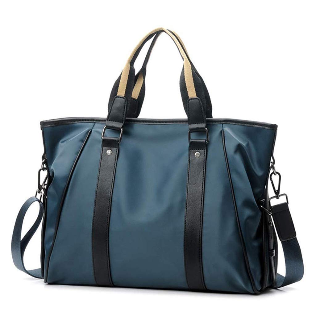 Men's Casual Tote Bag - Durable Nylon Laptop Shoulder Bag with Multiple Pockets - Perfect Work Bag, Teacher Purse & Everyday Carry for Business, Commuting & Travel