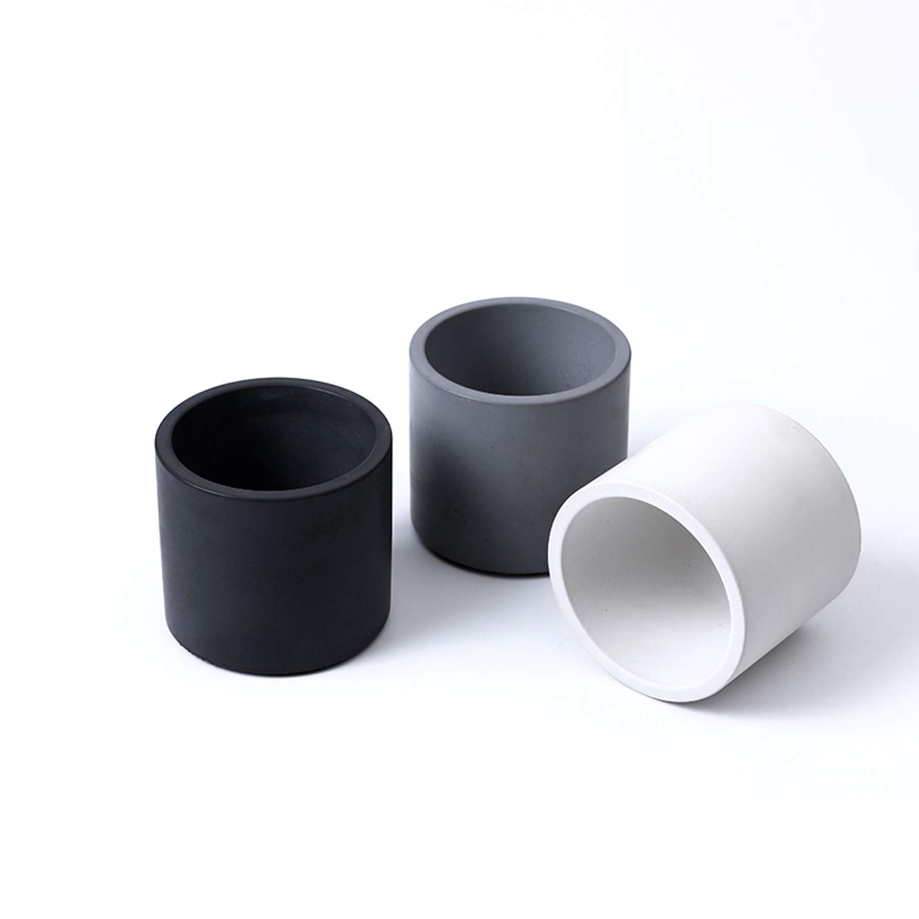 6cm Silicone Flower Pot Molds for Concrete Planters - Round DIY Planter Molds for Home Garden Decor, Succulent & Herb Planting