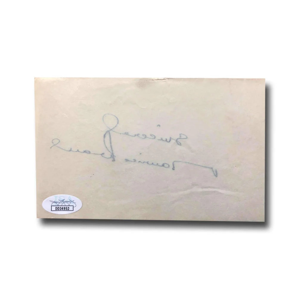 Maurice Evans Hand Signed Autographed Album Page Cut - JSA COA Certified - Planet of the Apes Actor Memorabilia - Perfect for Movie Collectors & Sci-Fi Fans Display