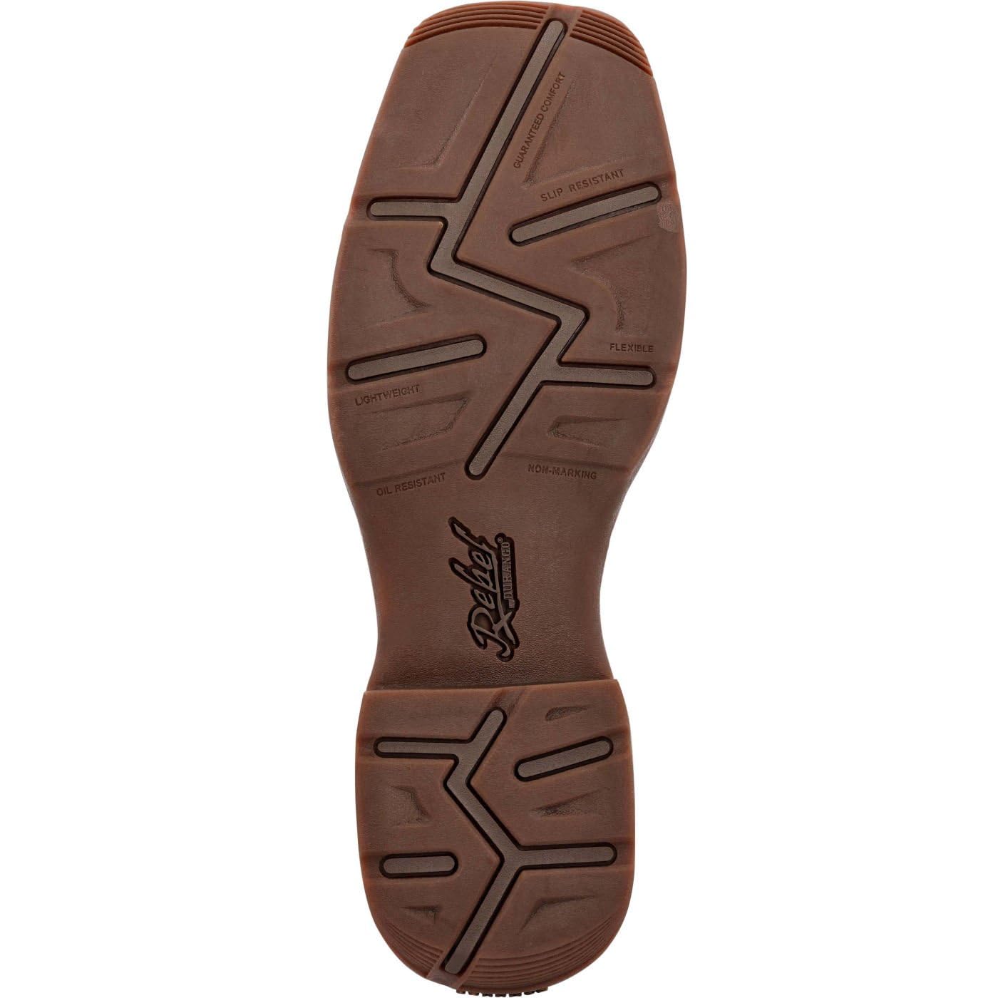 Durango Men's Saddle Up Western Boots - Genuine Leather Cowboy Boots for Men, Comfortable Riding & Work Boots - Perfect for Rodeo, Ranch Work & Country Fashion