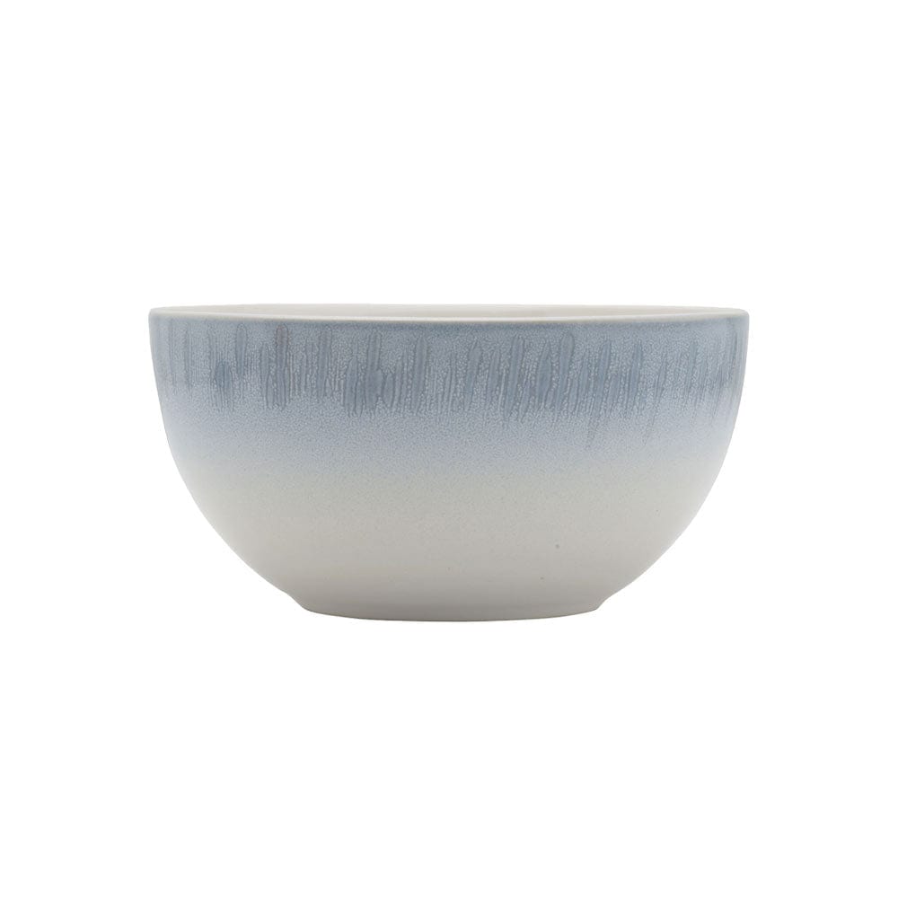 Logan Blue 32-Piece Dinnerware Set - Porcelain Tableware Service for 8 People, Dishwasher & Microwave Safe - Perfect for Family Dinners, Parties, and Holiday Gatherings