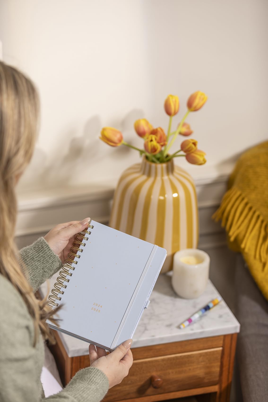 17-Month Busy Life Planner August 2024 - December 2025 | A5 Weekly Planner with Dual Schedules, Pockets & Shopping Lists | Perfect for Work, School & Personal Organization