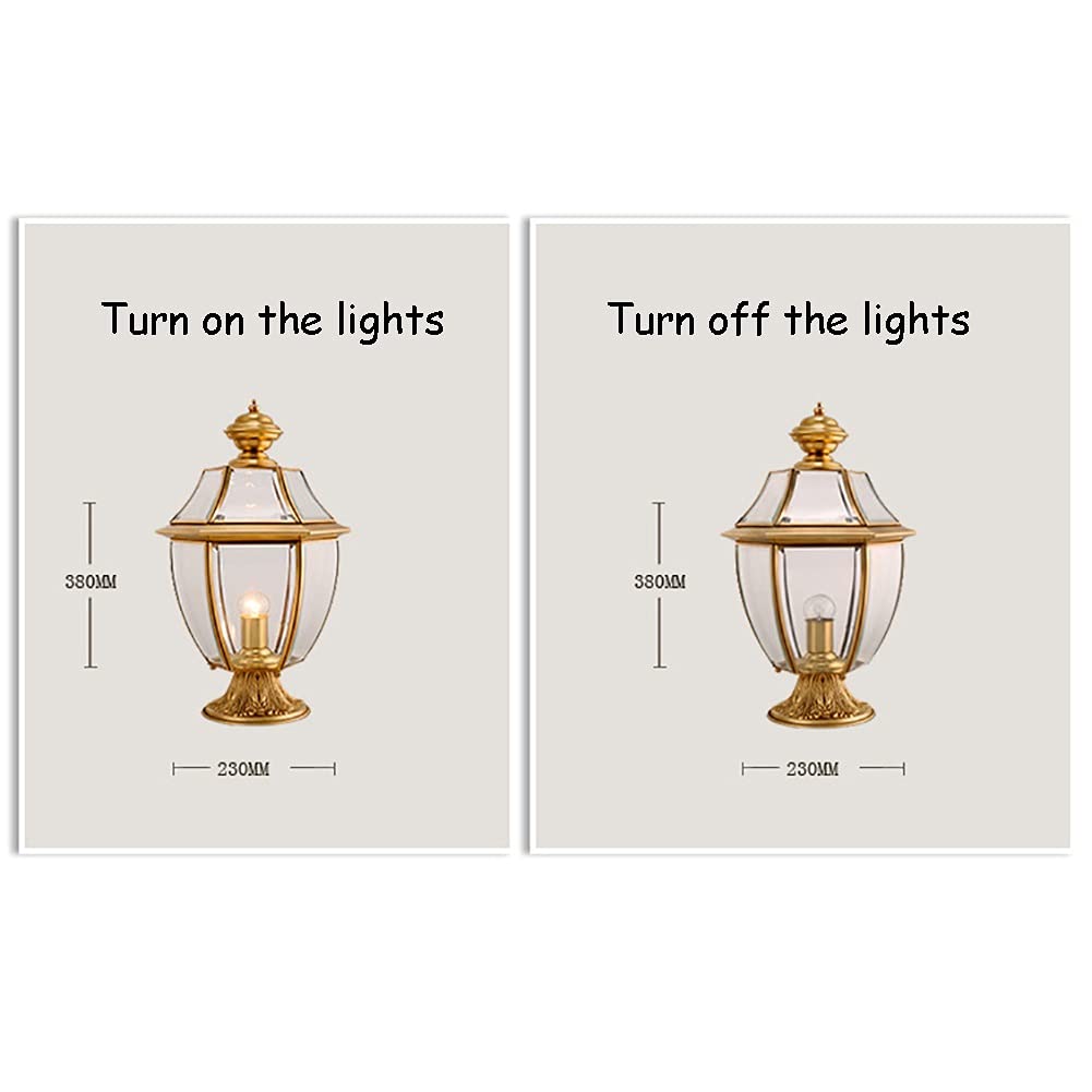 Solar Powered Outdoor Post Light - Waterproof LED Fence Post Cap Lights for Garden, Yard & Pathway | Durable Pillar Lights for Wooden Posts, Driveway & Landscape Lighting at Night