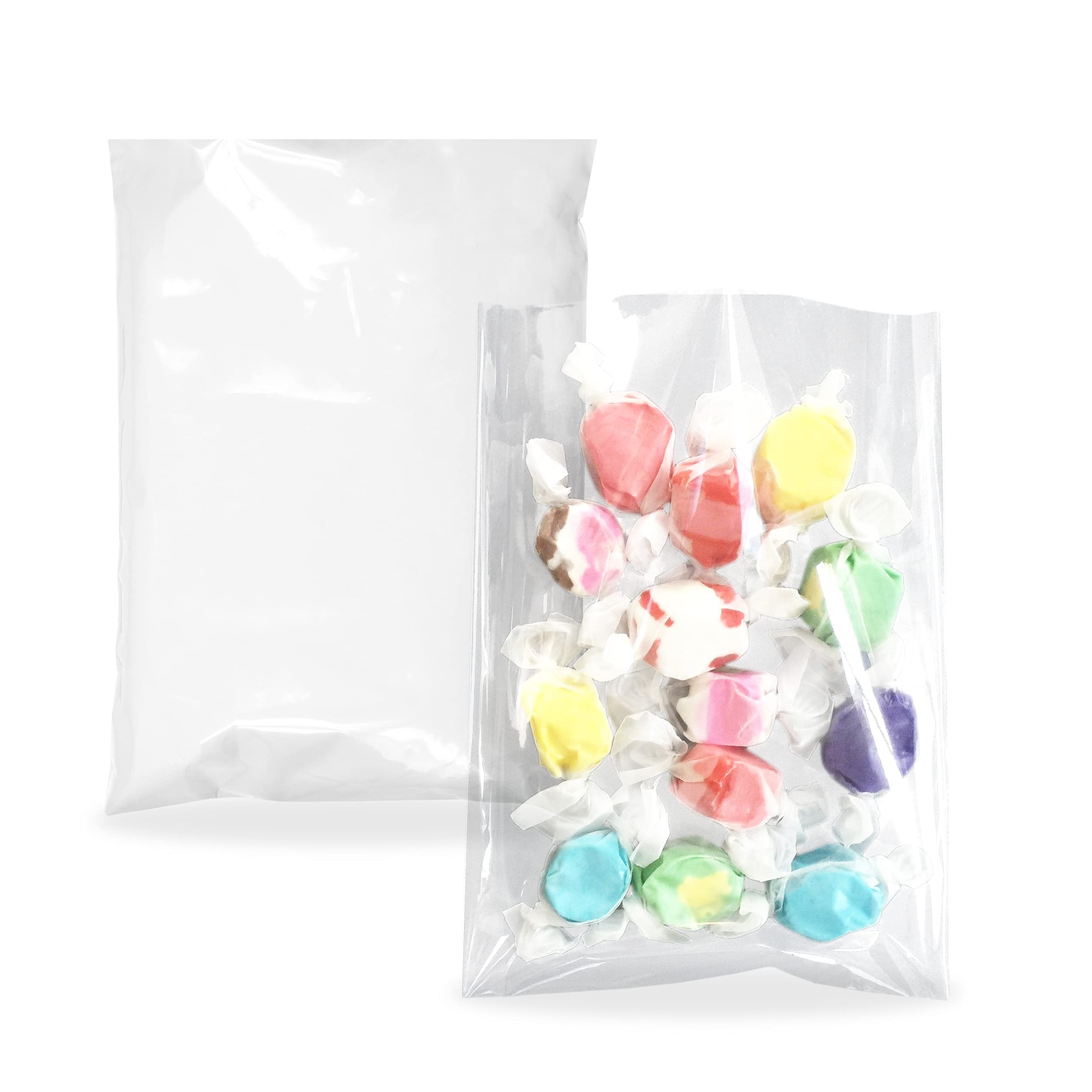 1000 Pack 4x6 Inch Clear Plastic Bags for Packaging - 4 Mil Durable Polyethylene Bakery Bags with Open Top | Perfect for Popcorn, Homemade Bread, Cookies, Candy & Retail Display | Food Safe Resealable Storage Bags for Bakeries, Parties & Small Business Packaging
