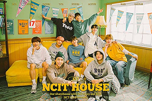 NCT 127 STICKER 3rd Album (JEWEL CASE) MARK Version - CD + 16p Photo Book + 12p Lyric Paper + AR Clip Card + AR Photo Card | K-Pop Music Collectible for Fans, Gift Idea & Home Display