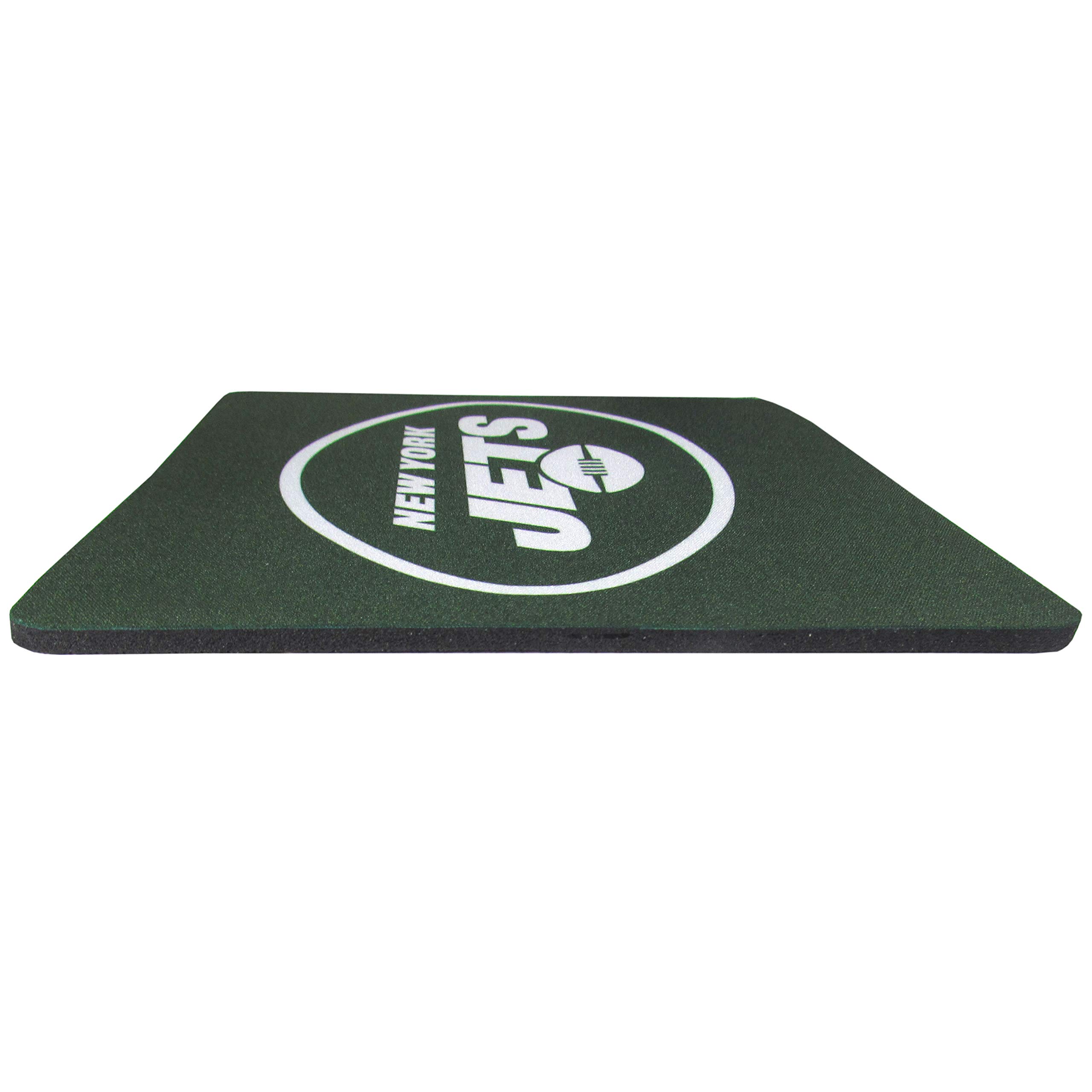 New York Jets NFL Logo Neoprene Mouse Pad - Non-Slip Gaming & Office Desk Mat for Football Fans - Perfect for Work, Gaming & Home Office Setup