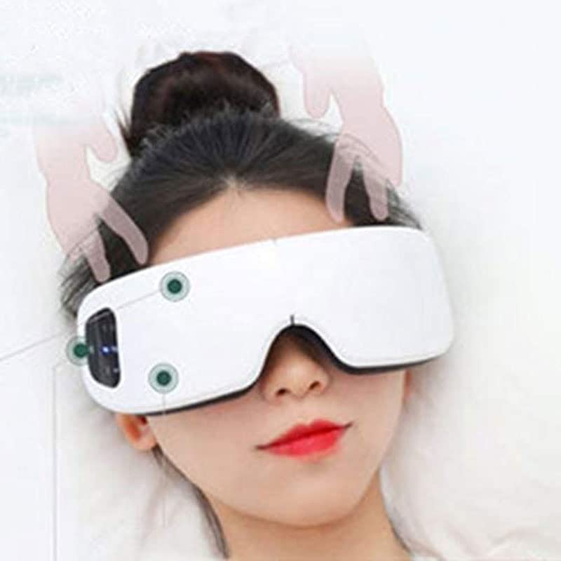 Rechargeable Steam Eye Mask for Sleep & Relaxation - Hot Compress Therapy to Relieve Eye Fatigue, Dry Eyes & Headaches - USB Heating Eye Mask for Travel, Office & Home Use