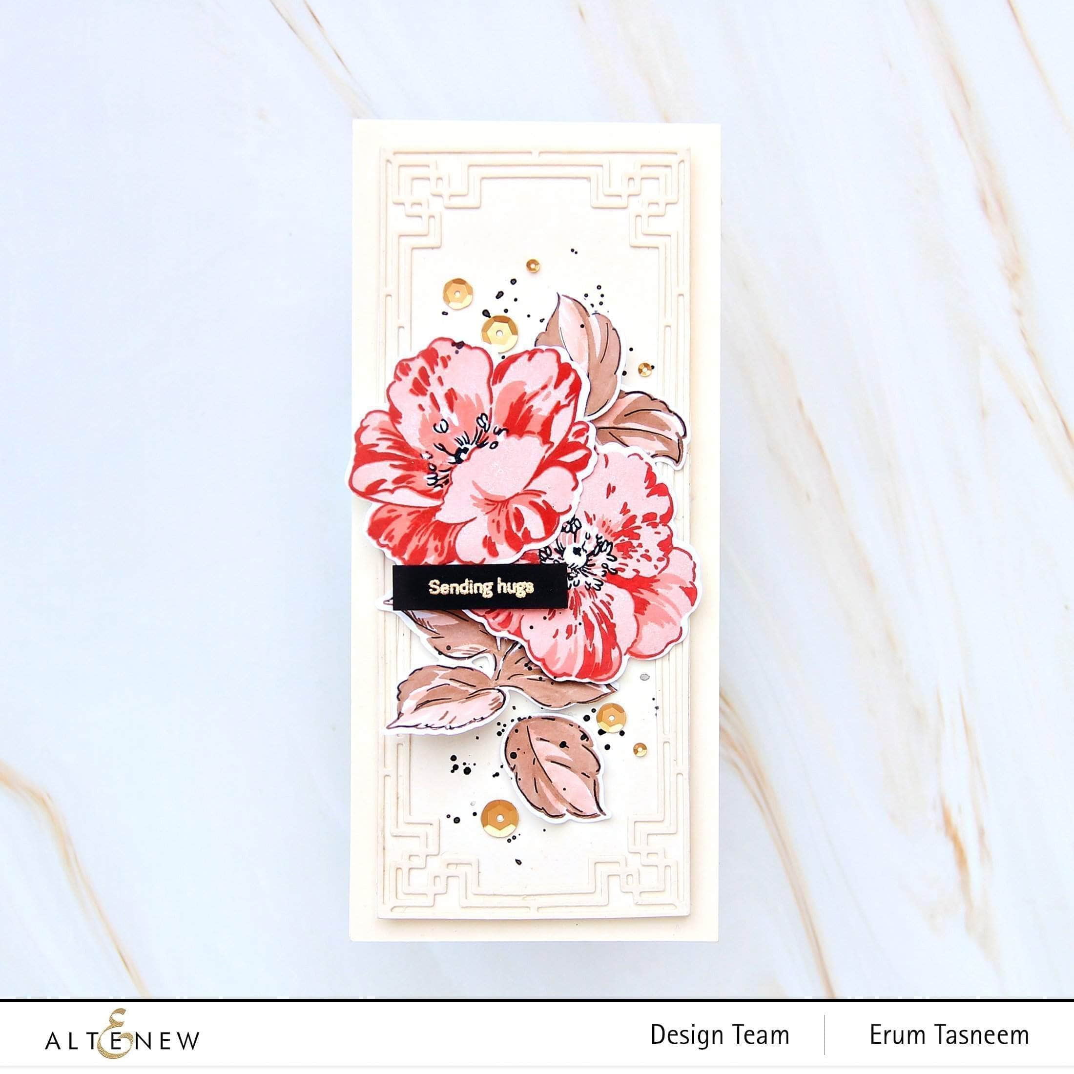 Slim Deco Cover Die Set for Scrapbooking, Card Making, and DIY Crafts - Perfect for Home Decor and Gift Projects
