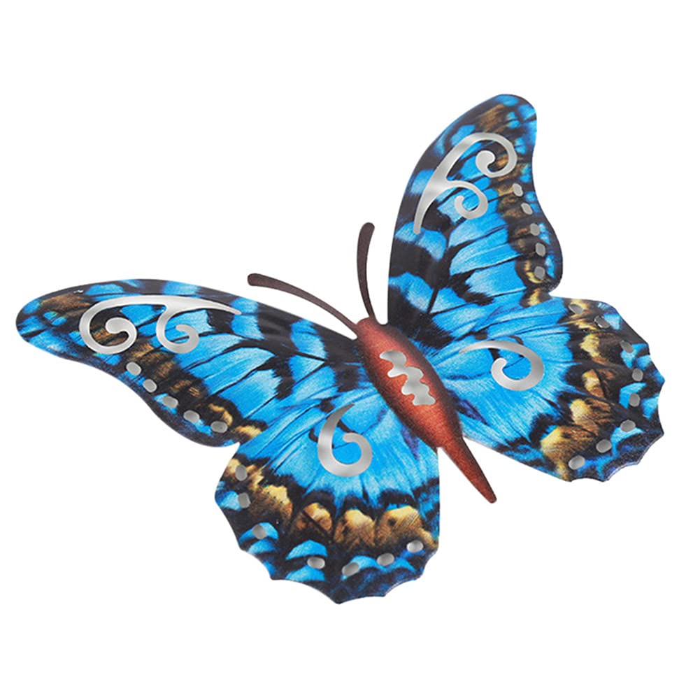Metal Butterfly Wall Art Sculpture - Indoor Outdoor Hanging Decor for Living Room & Garden