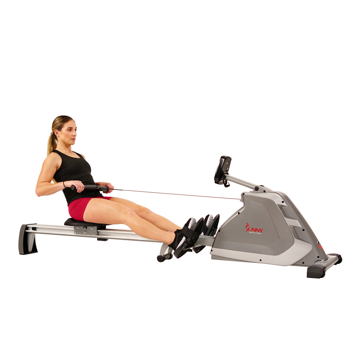 Best Programmable Magnetic Rowing Machine for Home Gym - Adjustable Resistance up to 300lbs - Perfect for Cardio Workouts & Full-Body Training