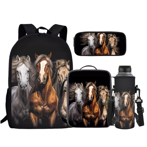 Black Horses Printed
