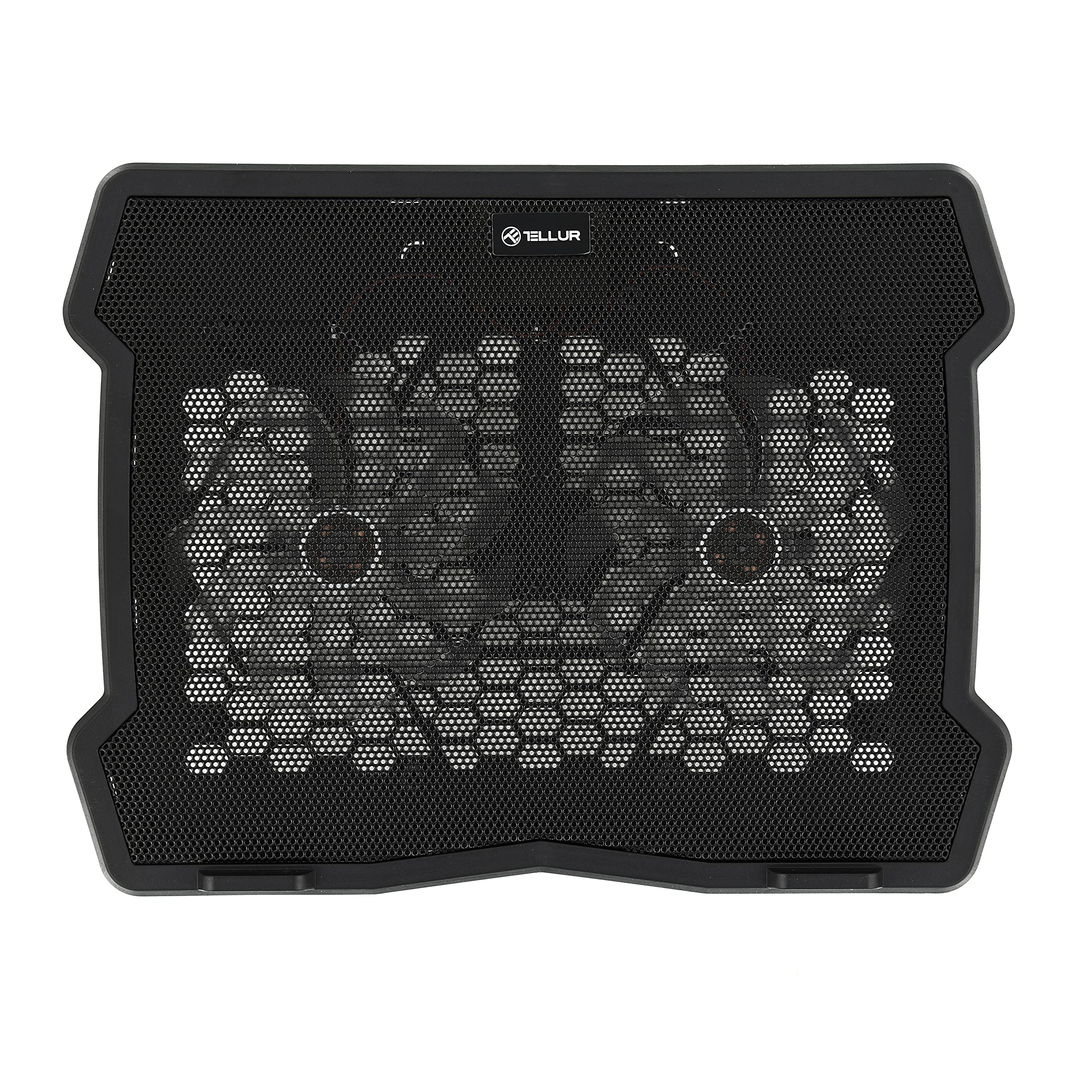 TELLUR Laptop Cooling Pad with 2 Silent 125mm Fans - Adjustable Height Laptop Stand for MacBook 11