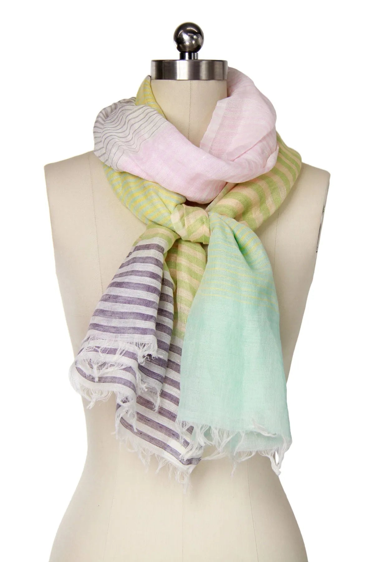 Zebra Print Spring Scarf - Lightweight Striped Fashion Accessory for Women - Perfect for Casual Outfits, Office Wear & Travel