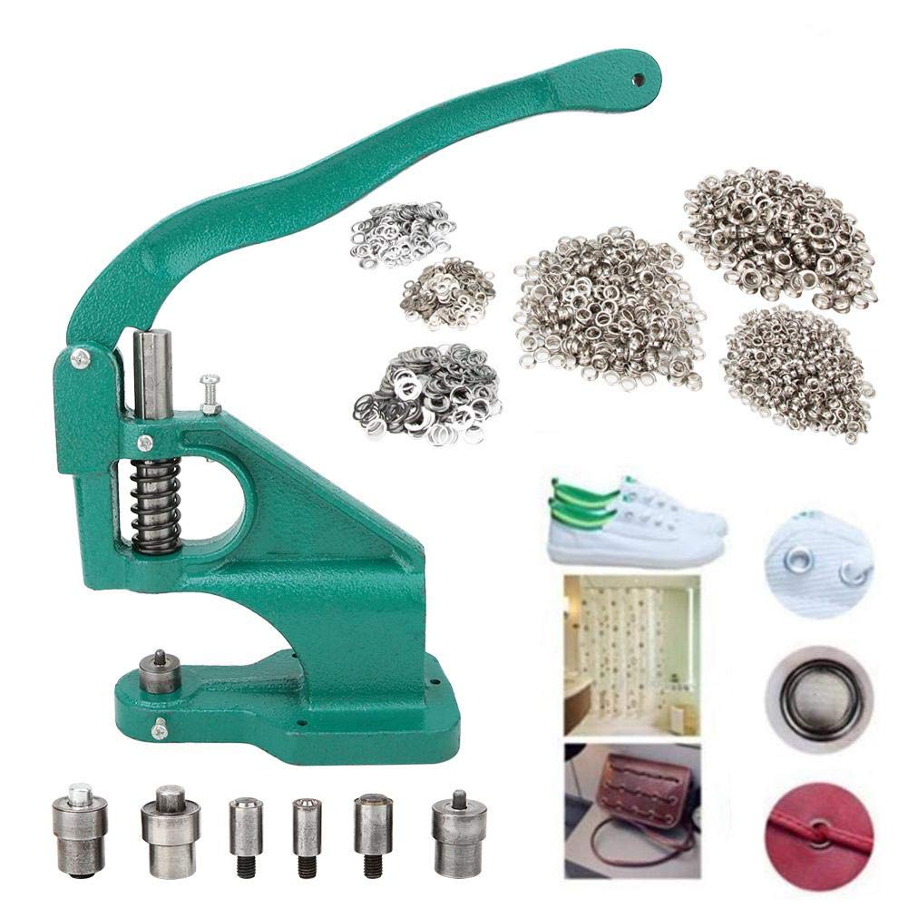 Shanbor Professional Hand-Press Rivet Tool Kit - Heavy Duty Rivet Installation Machine for Sewing, Leather & Fabric Repair - Perfect for Home DIY, Upholstery & Craft Projects