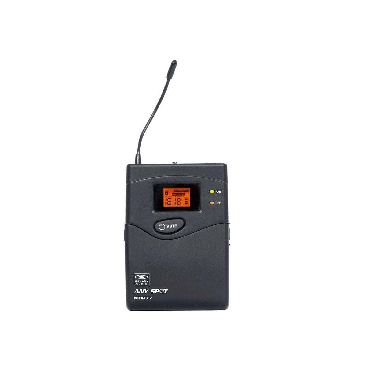 Galaxy Audio DHX Wireless Headset Microphone System with DHXR Receiver & MBP77 Bodypack Transmitter (518-542 MHz) - Perfect for Live Performances, Public Speaking, and Professional Audio Recording
