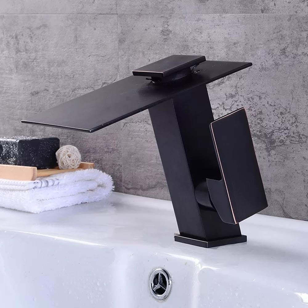Premium Black Copper Kitchen Faucet - High-Quality Metal Bathroom Sink Faucet with Lift Design | Durable & Stylish for Modern Kitchens & Bathrooms | Perfect for Washing Dishes, Handwashing & Bathroom Sinks