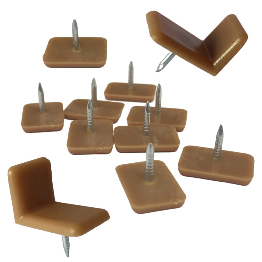 UUYYEO 30 Pcs Plastic Drawer Glides & Slides - Furniture Drawer Stoppers & Tack Glides for Dresser Repair - Perfect for Fixing Loose Drawers in Bedroom, Kitchen & Office Furniture