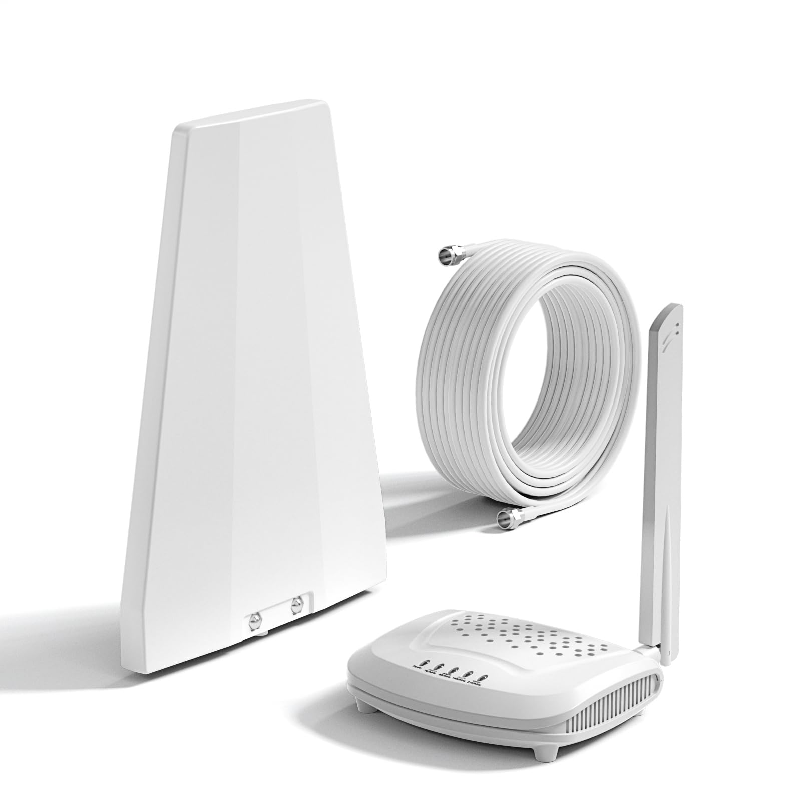 5G 4G LTE Cell Phone Signal Booster for Home & Cottage - Compatible with All Canadian Carriers (Band 13/12/17/5/4/2/25) | High Gain Antenna, Covers Up to 1,500 sq ft | ISED Approved | Perfect for Rural Areas, Basements & Remote Workspaces