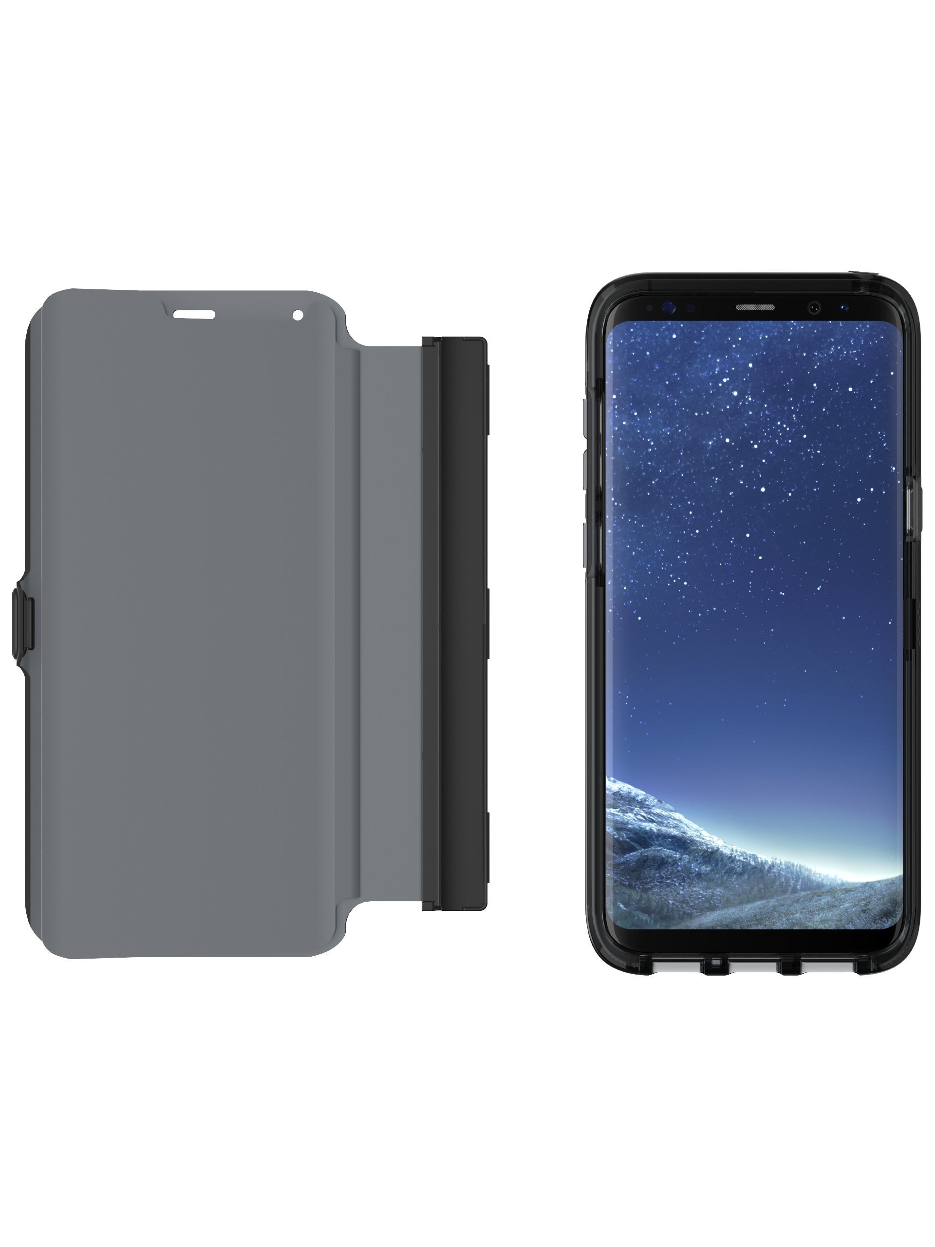Tech21 Evo Wallet Case for Samsung Galaxy S8+ - Slim Protection for Daily Use